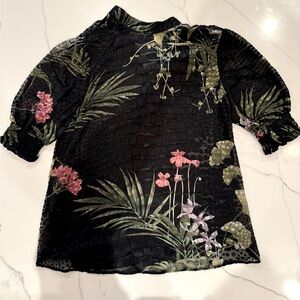 Ted Baker sheer top size 0